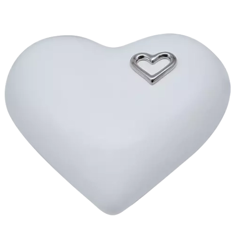 Urne heart grey